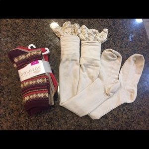Gold Toe Accessories - New Socks & Lace Boot Socks Gold Toe Accessories - New Socks & Lace Boot Socks